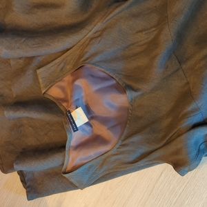 Vintage Anthropologie Linen bias cut dress, size M